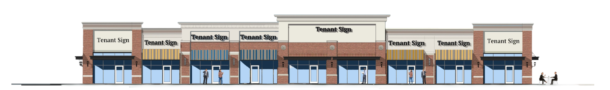 Building F elevation